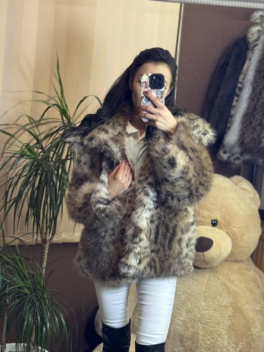 Уникално палто от Висок клас еко косъм !