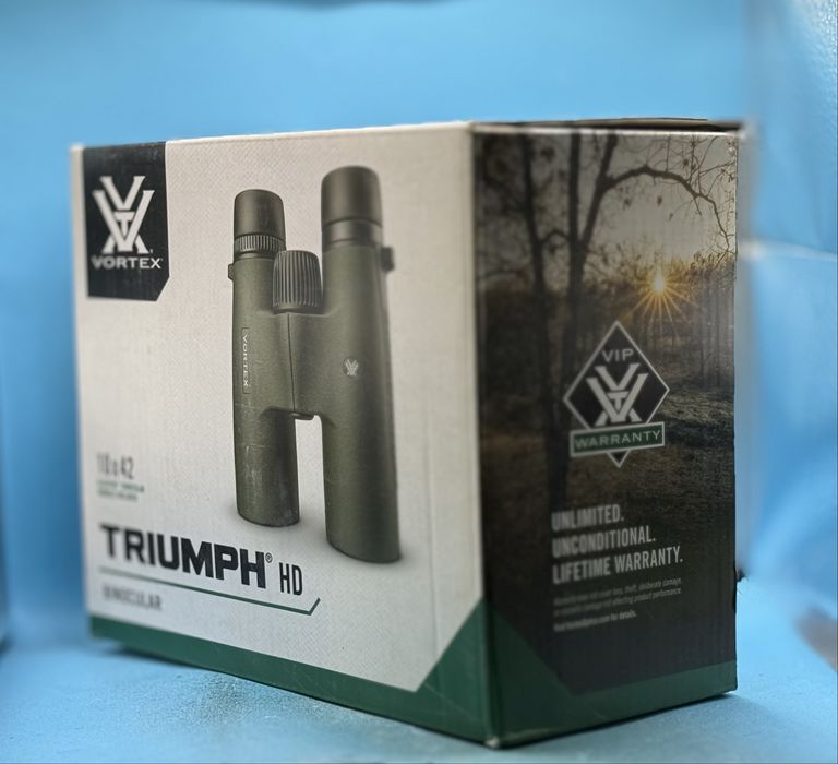 НОВ! Бинокъл Vortex - Triumph 10x42 HD + Подарък: Чанта за пренасяне