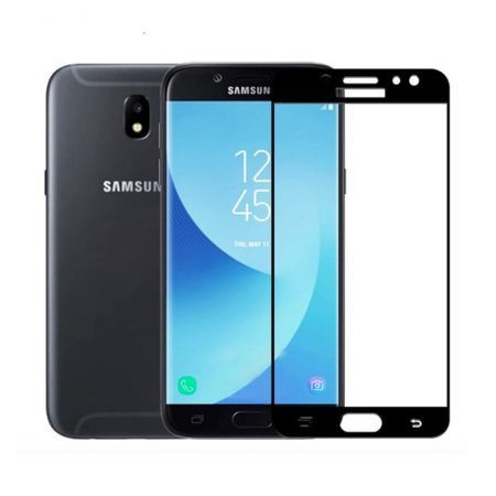 Folie de sticla Samsung Galaxy J7 2017 FULL GLUE cu margini negre