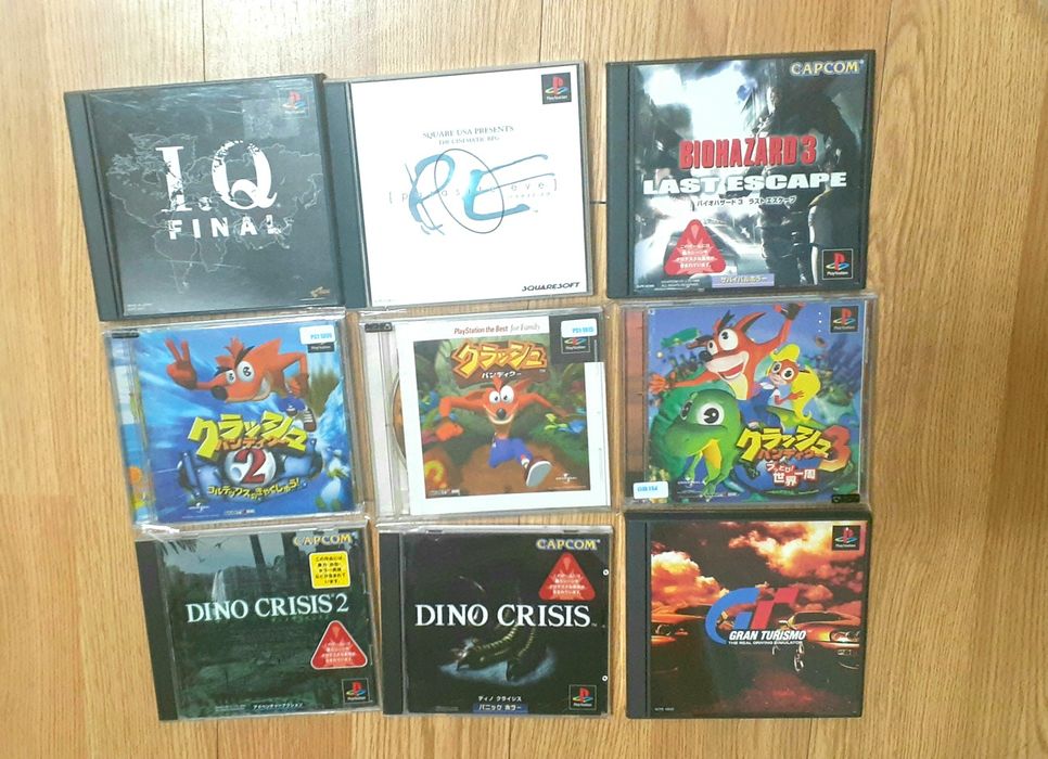 Игры ps1 (оригинальные японские)