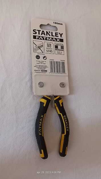 Cleste PROFESIONAL  (Stanley Fatmax) cu varf lung 160 mm(Super Pret).