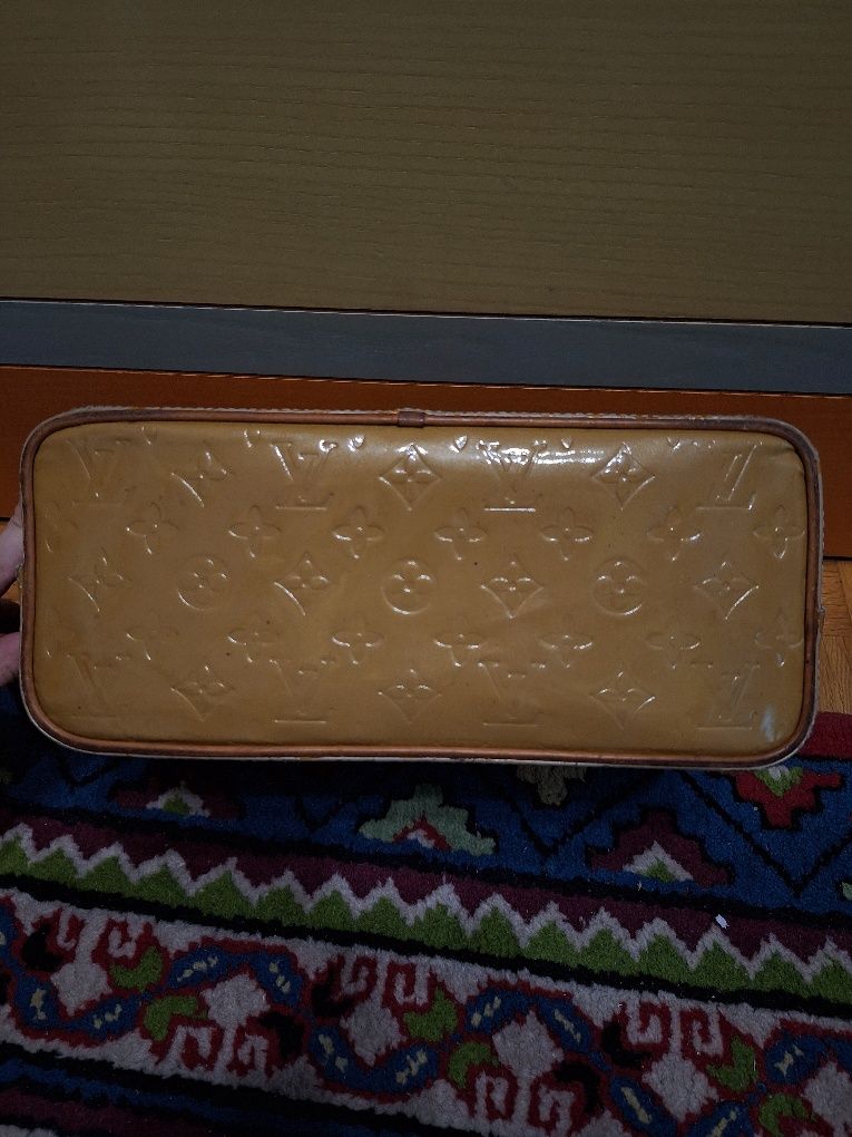 Дамска чанта LOUIS VUITTON Monogram Vernis Houston Hand Bag in gold