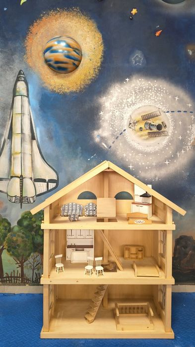 Немска дървена къщичка за кукли