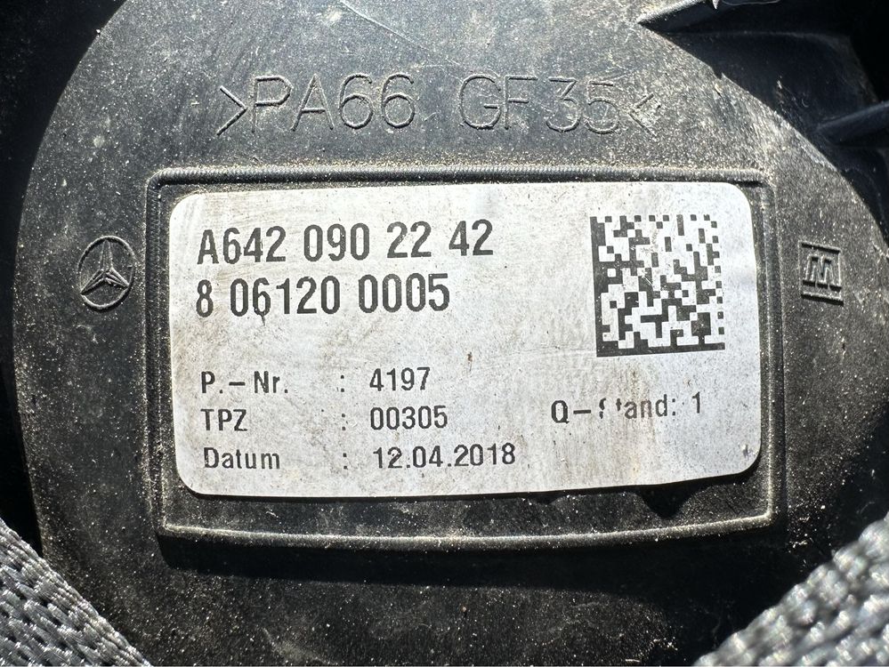 Tubulatura admisie / Debitmetre / Conducta aer Mercedes 3.0 Euro 6 642
