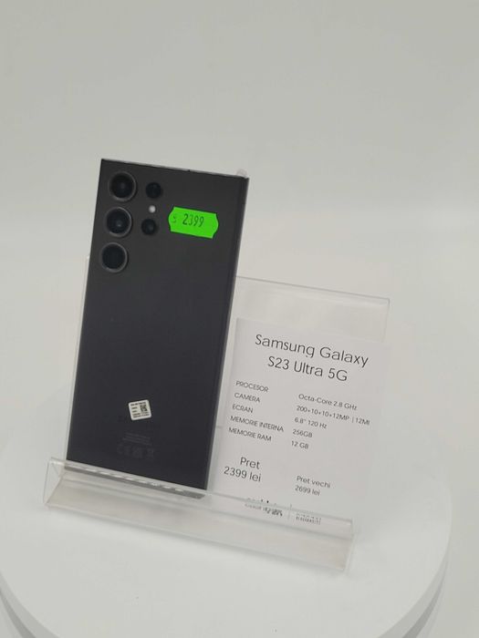Garantie 24 luni Samsung Galaxy S23 Ultra 256GB CashBox