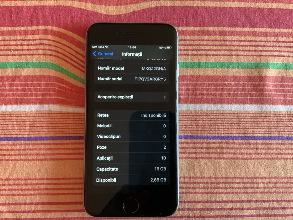 Vand Iphone 6s stare buna