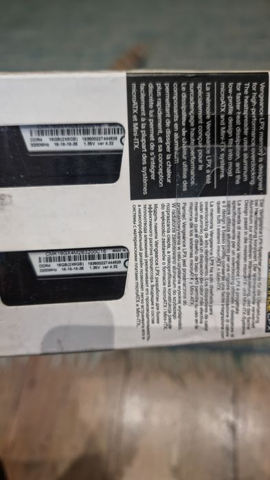 Kit 16GB (2x8GB) Corsair Vengeance DDR4 3200