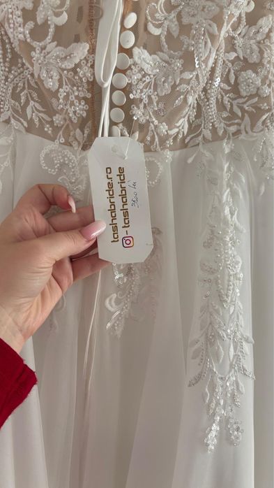 Rochie de mireasa A line noua, cu eticheta