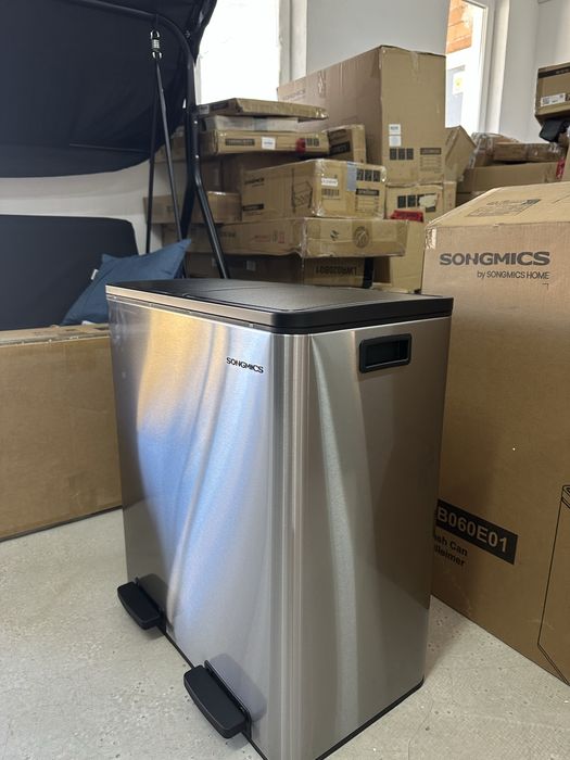 Кош за разделно събиране на боклук 60L SONGMICS