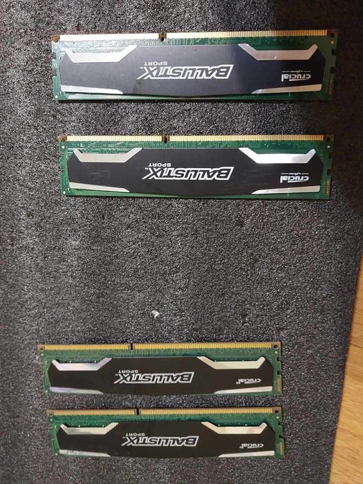 16GB (2x8) DDR3, Crucial Ballistix, 1600Mhz, CL9
