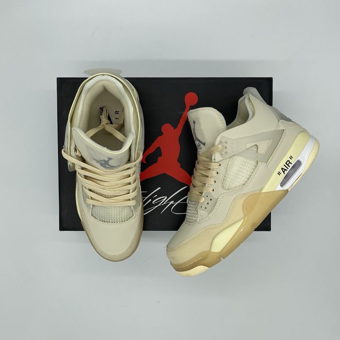 Nike Air Jordan 4 Off White - Marimi 37-48, Noi, Premium