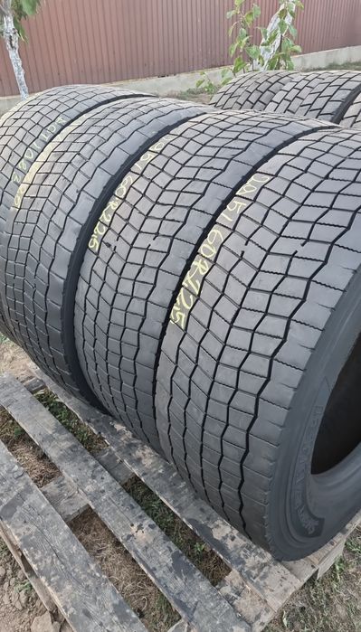 4 Anvelope Hankook (Tractiune) 295/60 R22.5 Impecabile DOT1023