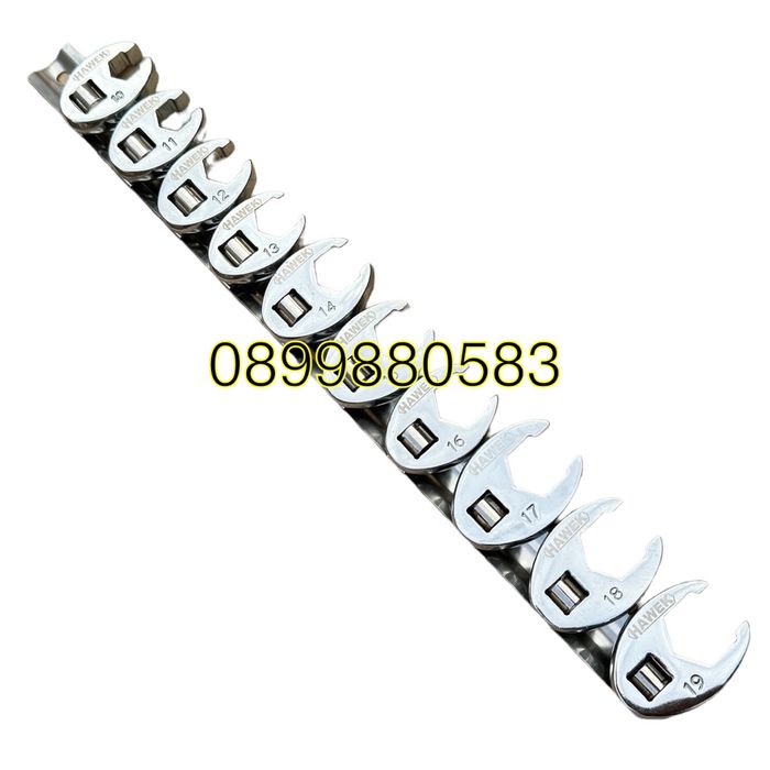 Комплект 10бр ключове пачи крак -10-19мм - HW-1051 HAWEK