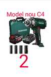 Parkside pistol roti C4 filetanta percutie impact pe baterie 20V 4A 8A