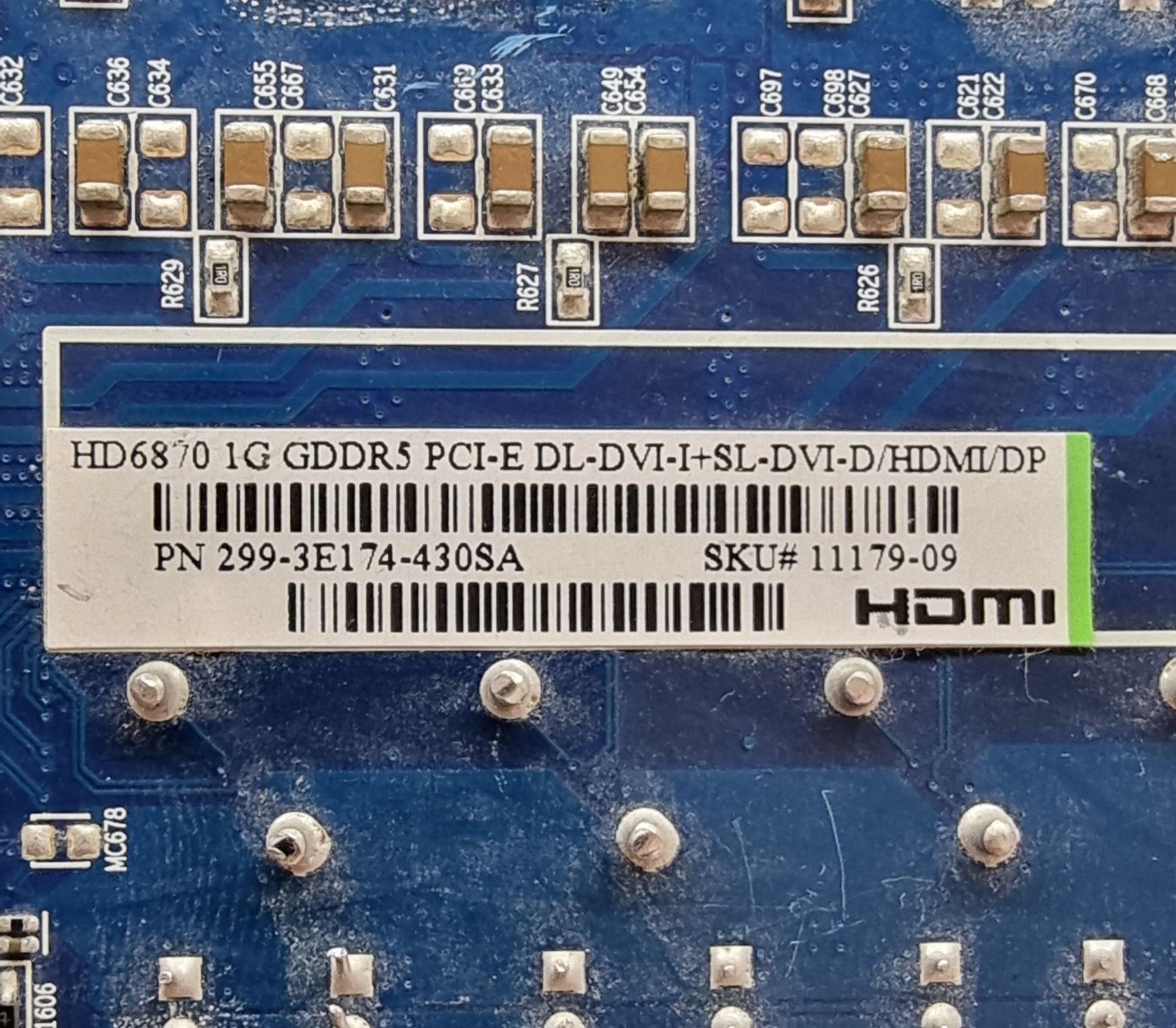 Radeon HD 6870 1 GB видеокарта