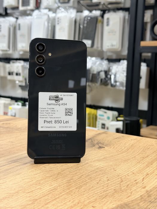 Samsung A54 Graphite 128Gb - Stare foarte buna - Garantie 6 luni