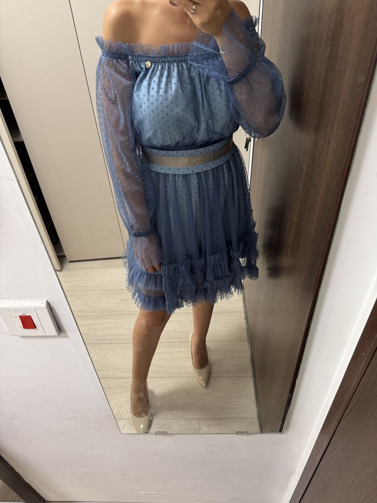 Тюлена официална рокла от LUCY fashion
