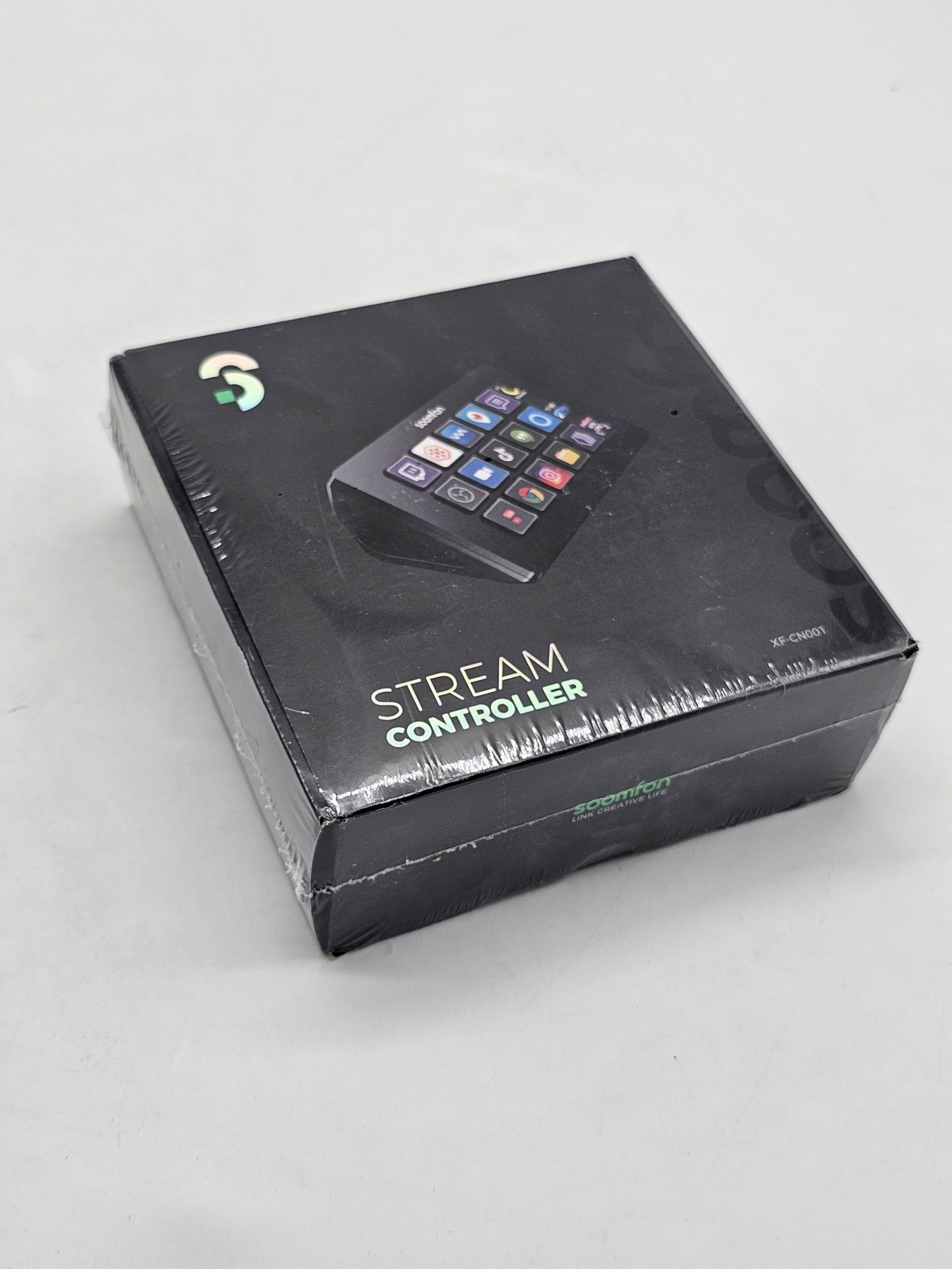 SOOMFON Stream Controller cu 15 taste LCD personalizabile macro, sigil