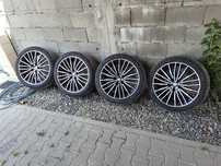 Vând set jante BMW R20 style729 cu cauciucuri vară noi