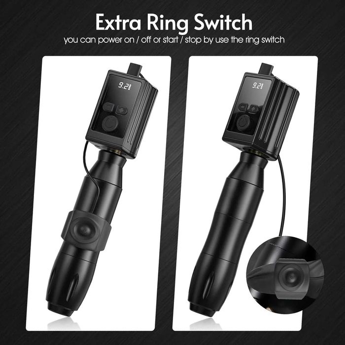 NOU - un clasic. Aparat de tatuat Bronc V9, motor elvețian + baterie