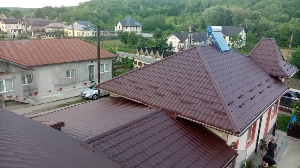 Executam acoperisuri complecte montaj țiglă metalica reparați acoperis