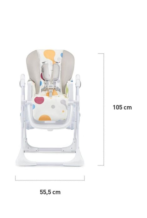 Scaun de masa Kinderkraft Yummy, Roz