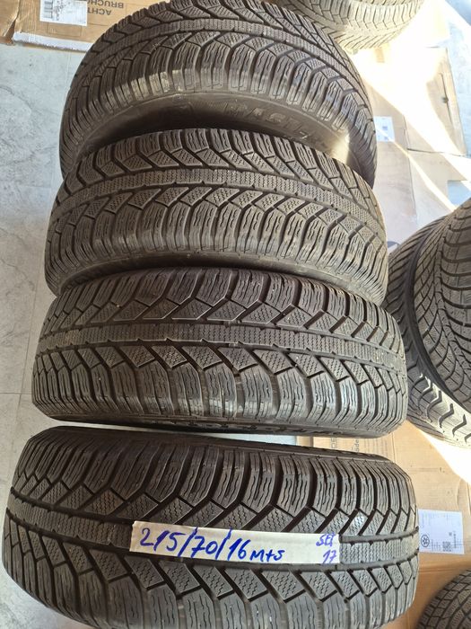 Vând cauciucuri 215/70/16 M+S set complet imp Germania