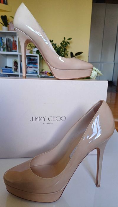 Pantofi superbi Jimmy Choo 247 Cosmic Patent Leather