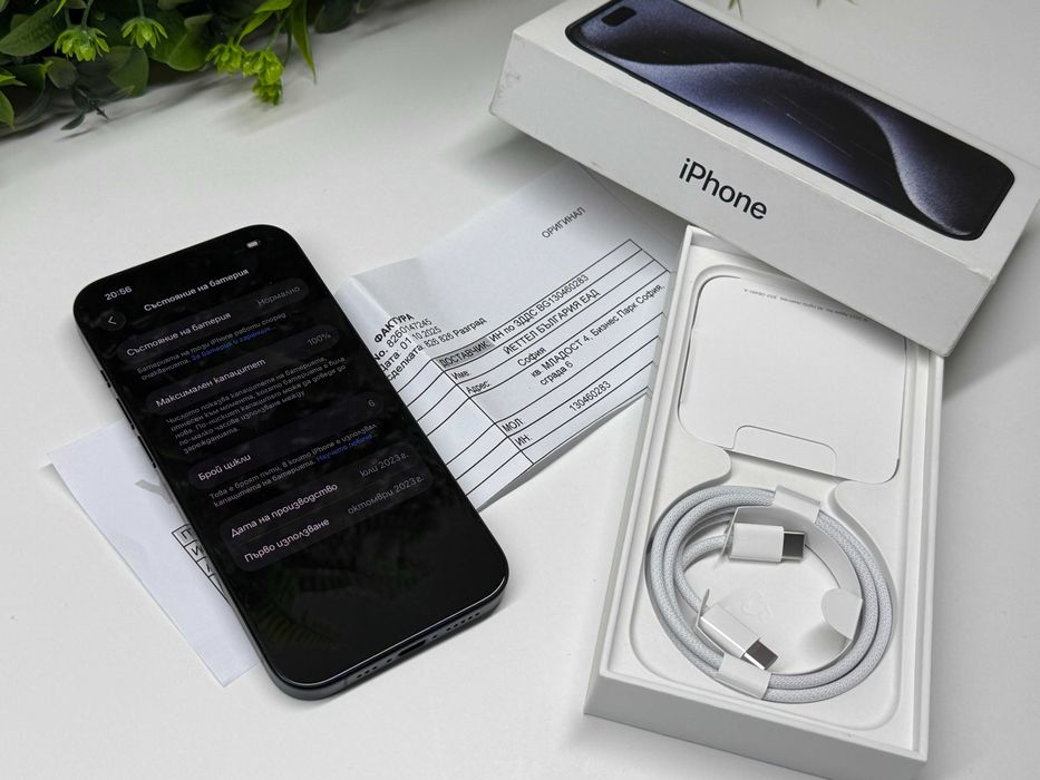 ! НоВо ! iPhone 15 Pro 128GB Blue 2г Гаранция