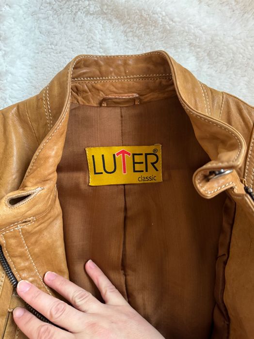 Дамско яке LUTER естествена кожа S