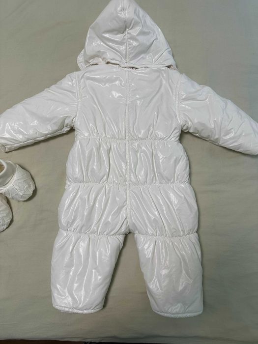 Страхотен зимен бебешки ескимос -космонавт за момиченце