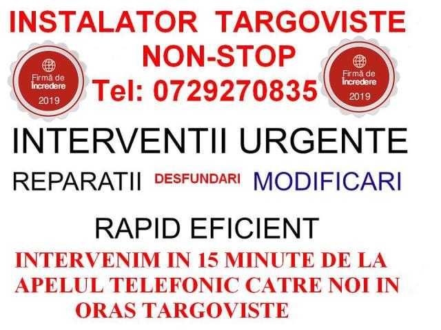 Instalator NON-STOP Targoviste, Dâmbovița, Desfundam