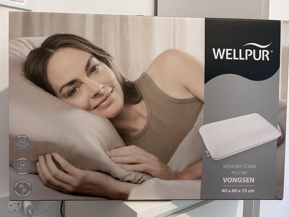 Vand 2 perne WELLPUR Memory foam JYSK