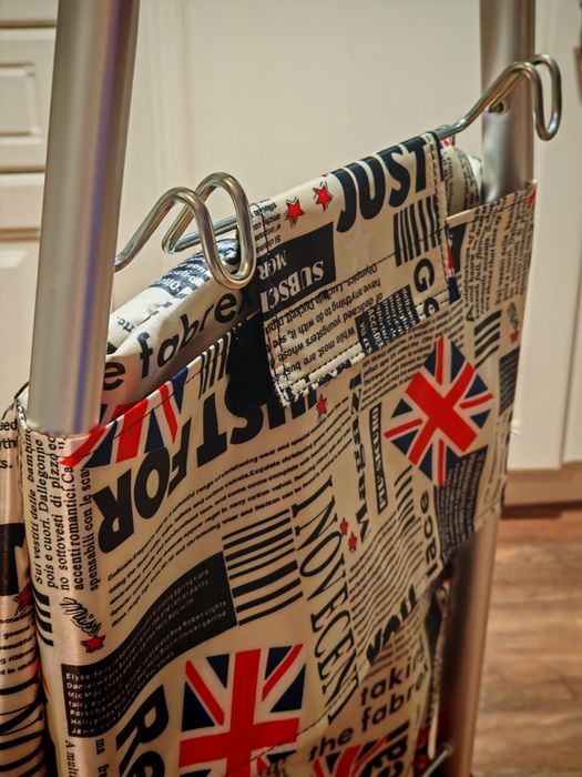 Carucior pentru cumparaturi, roti triple , impermeabil, print deosebit