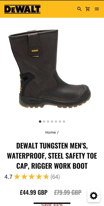 DeWalt работни ботуши
