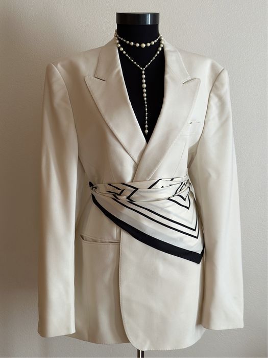 Sacou lana ivory M/L