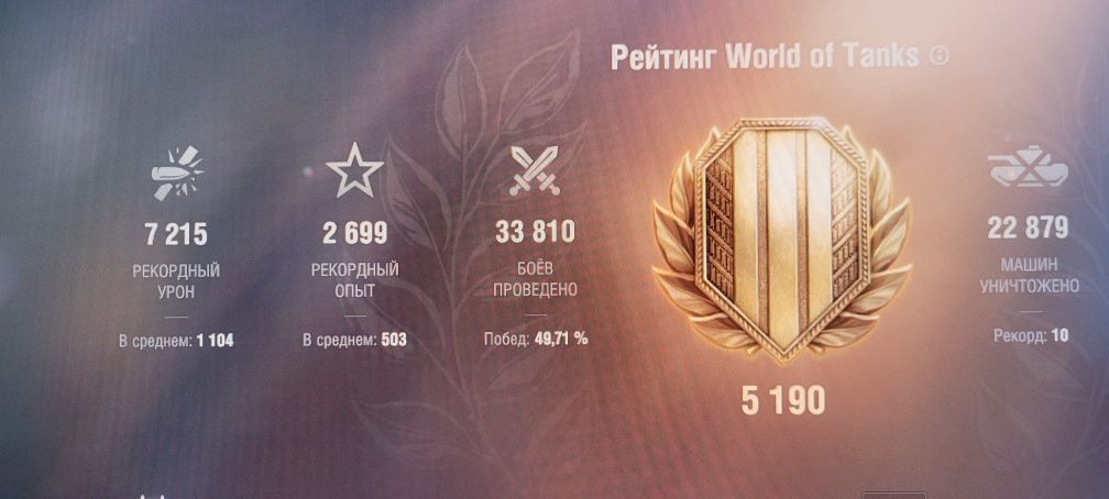 Продам аккаунт wot eu.