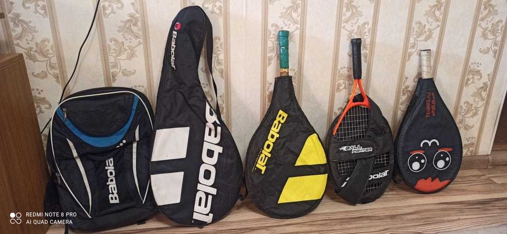 ракетки для большого тенниса, теннисный рюкзак