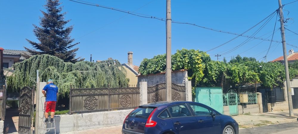 Vând gard fier forjat