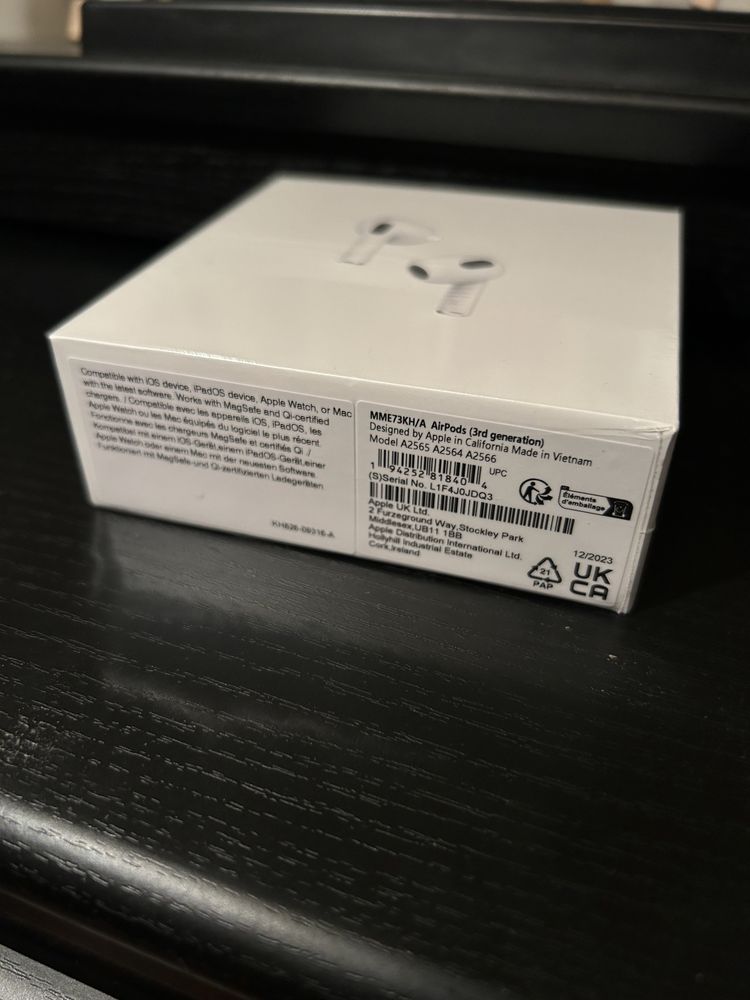 Căști Apple Airpods 3 Magsafe Noi Sigilate Originale