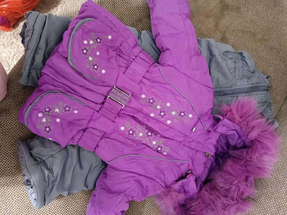 Зимний костю на девочку