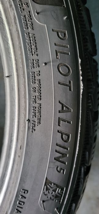 4 anvelope 225 40 18 michelin alpin5 2023 6,5 mm