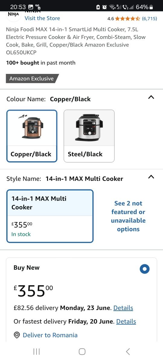 Ninja Foodi Max 14in 1 editie limitata
