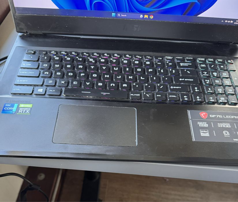Laprop MSI GP 76 -11UG RTX 3070