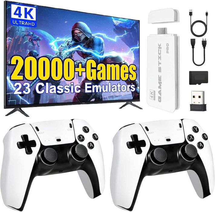 SCRIMEMO ретро игрова конзола 2025 с 20 000+ игри и HDMI