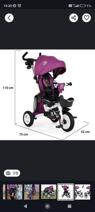 Tricicleta pliabilă