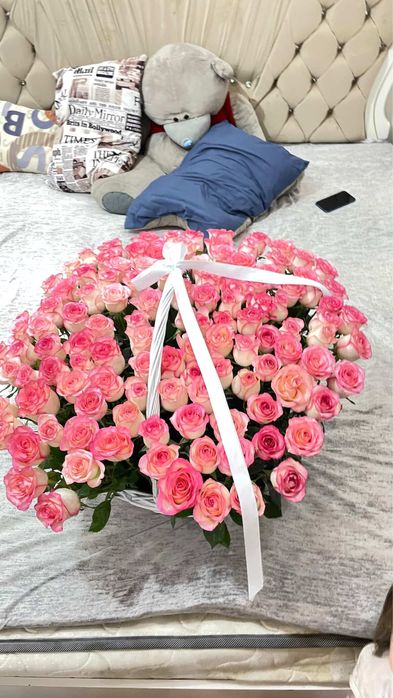 Цветы свежие розы