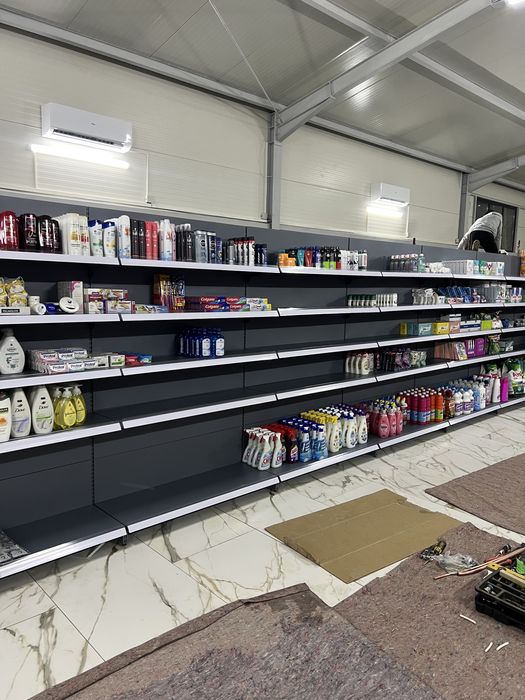 Rafturi metalice pentru supermarket NOI