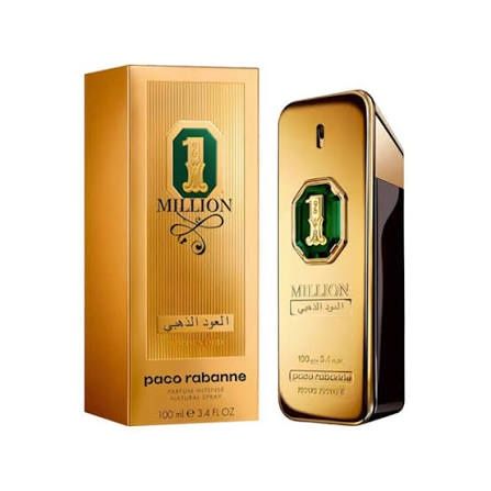 Оригинал Paco Rabanne 1 Million Golden Oud Parfum Intense 100ml