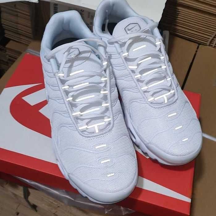 Nike Air Max TN Plus Triple White 36,37,38,39.40,41,42,43,44,45,46